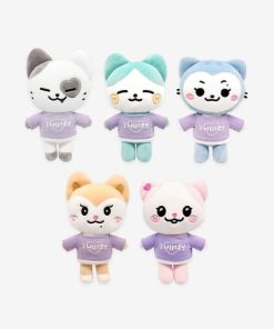 Set Gấu Bông ITZY TWINZY Plushies – Phiên Bản Hoodie Tím