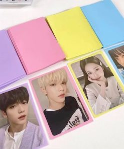 Toploader Nhựa Màu Sắc Bảo Vệ Card Bo Góc (Set 10 Cái)
