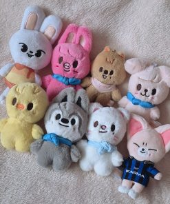 Set Gấu Bông SKZOO Plush – Phiên Bản Thắt Nơ & Thể Thao Độc Đáo